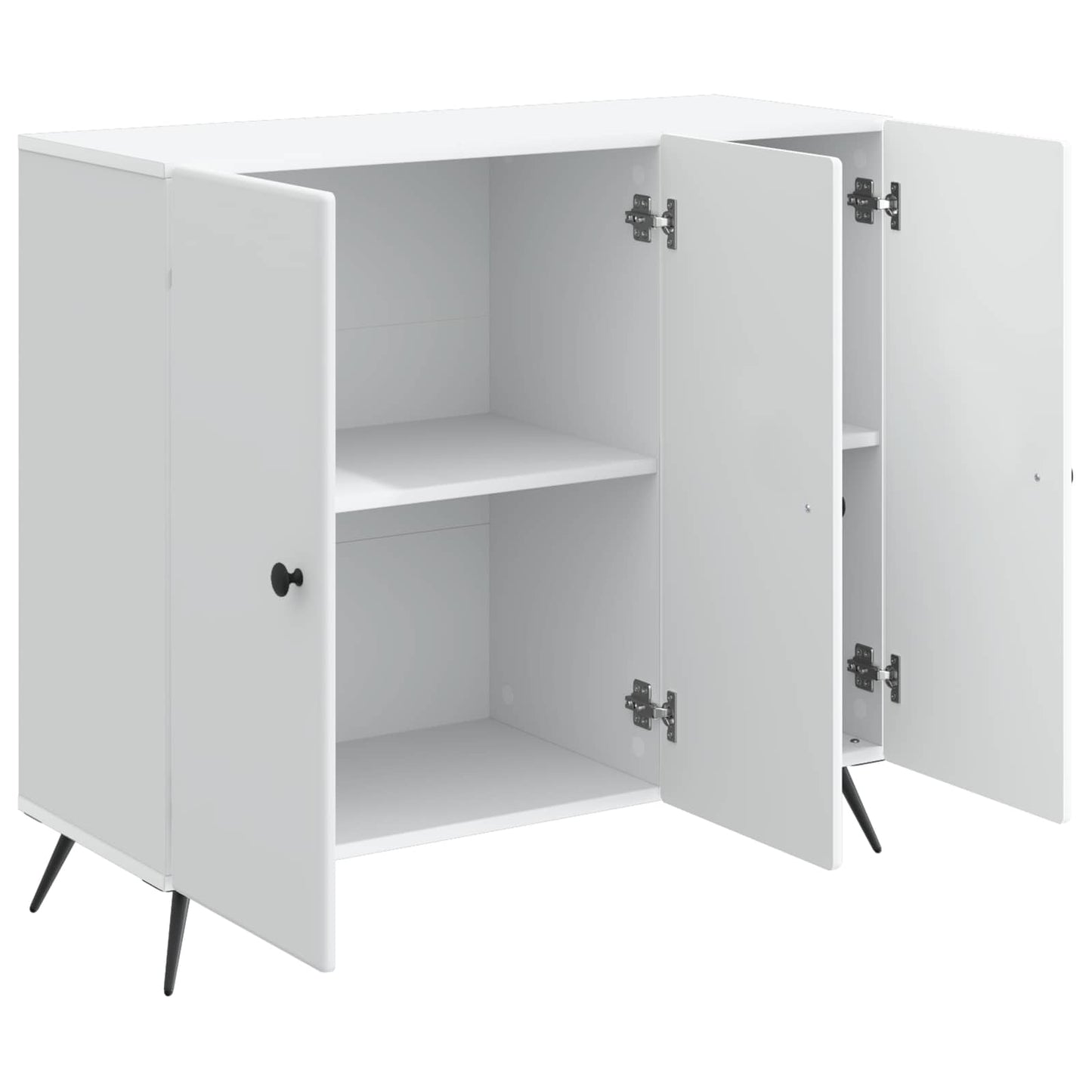 Sideboard White 89 x 34.5 x 80 cm Engineered Wood