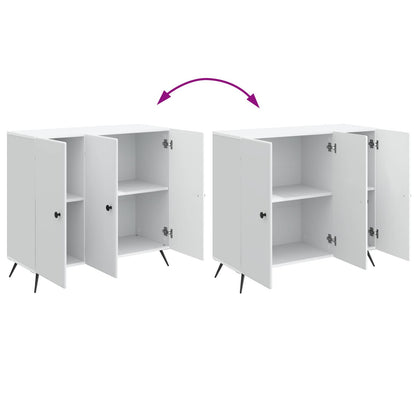 Sideboard White 89 x 34.5 x 80 cm Engineered Wood
