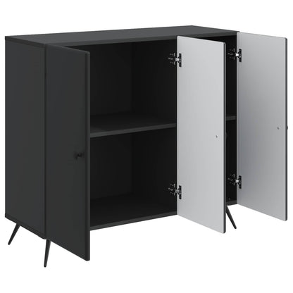 Sideboard Black 89 x 34.5 x 80 cm Engineered Wood