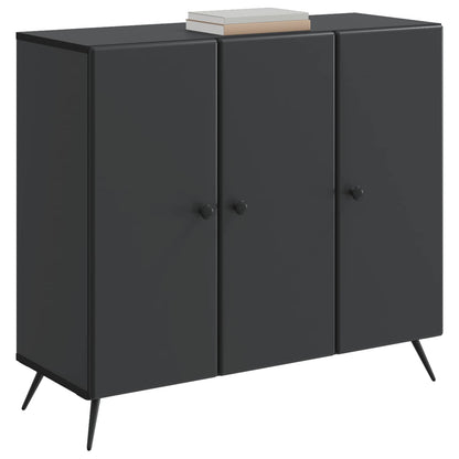 Sideboard Black 89 x 34.5 x 80 cm Engineered Wood