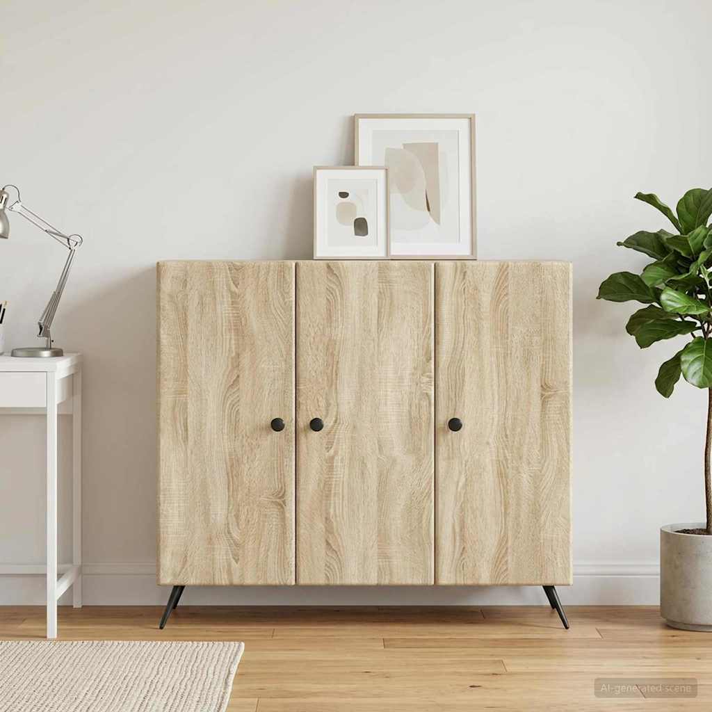 Sideboard Sonoma Oak 89 x 34.5 x 80 cm Engineered Wood
