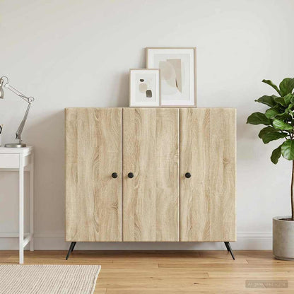 Sideboard Sonoma Oak 89 x 34.5 x 80 cm Engineered Wood