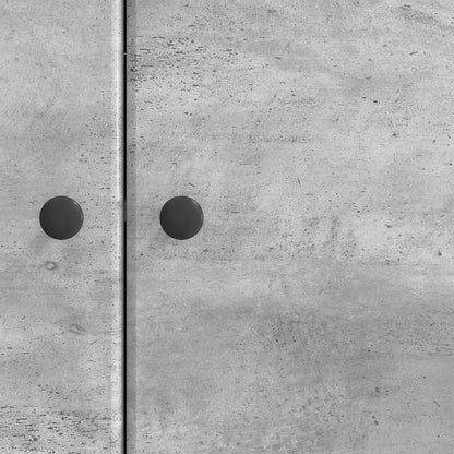 Sideboard Concrete Grey 89 x 34.5 x 80 cm Engineered Wood