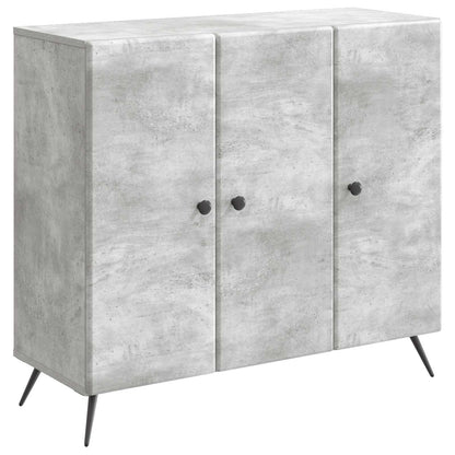 Sideboard Concrete Grey 89 x 34.5 x 80 cm Engineered Wood
