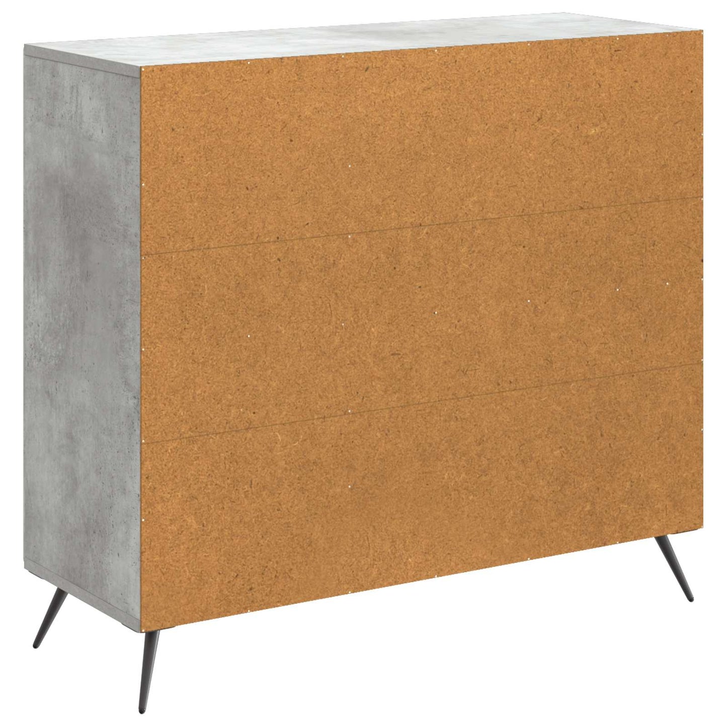 Sideboard Concrete Grey 89 x 34.5 x 80 cm Engineered Wood