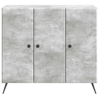 Sideboard Concrete Grey 89 x 34.5 x 80 cm Engineered Wood