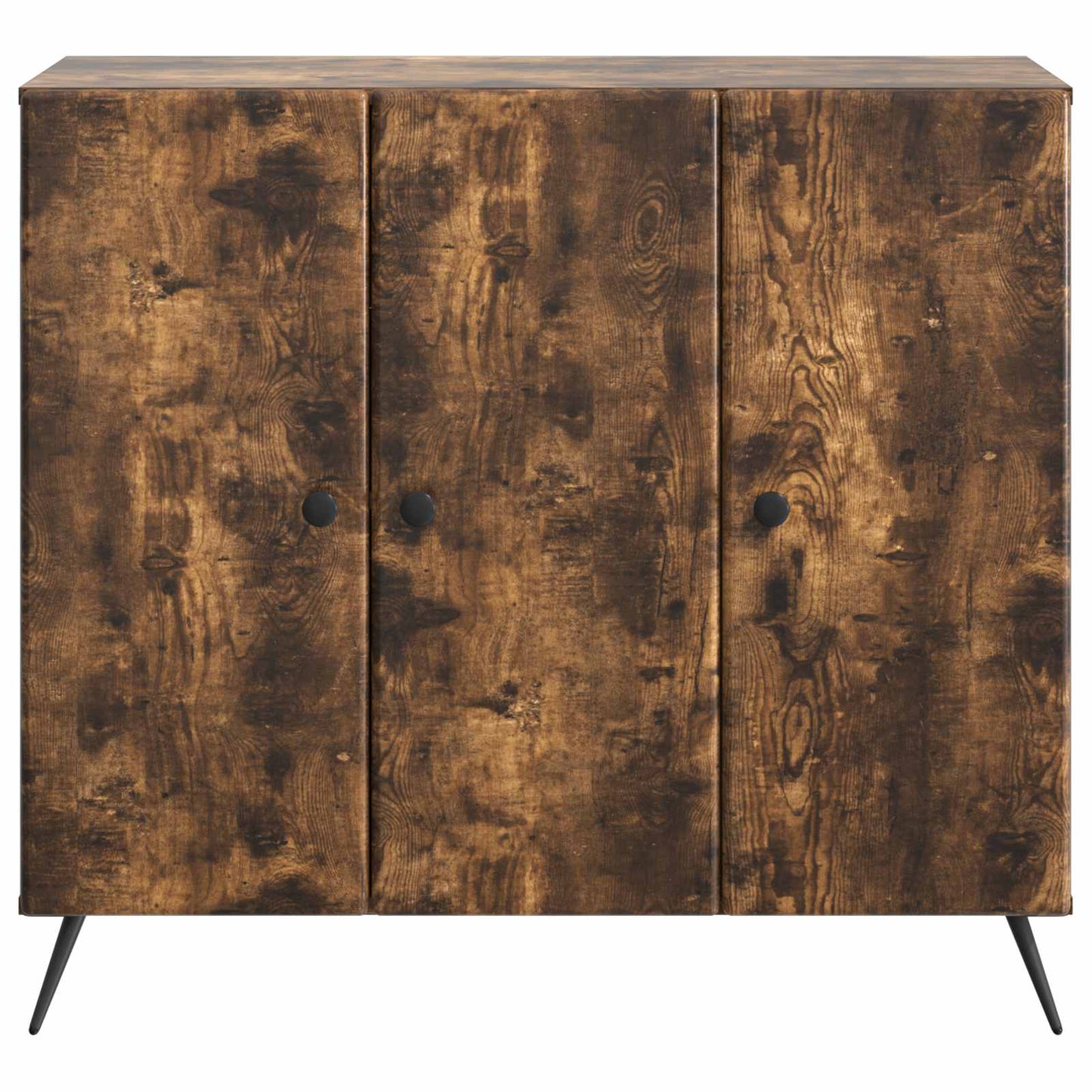 Sideboard Smoked Oak 89 x 34.5 x 80 cm Engineered Wood