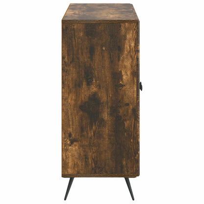 Sideboard Smoked Oak 89 x 34.5 x 80 cm Engineered Wood