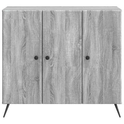 Sideboard Grey Sonoma 89 x 34.5 x 80 cm Engineered Wood