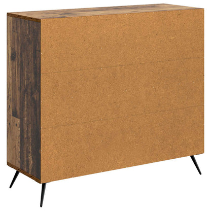 Sideboard Old Wood 89 x 34.5 x 80 cm Engineered Wood