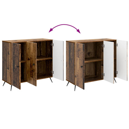 Sideboard Old Wood 89 x 34.5 x 80 cm Engineered Wood