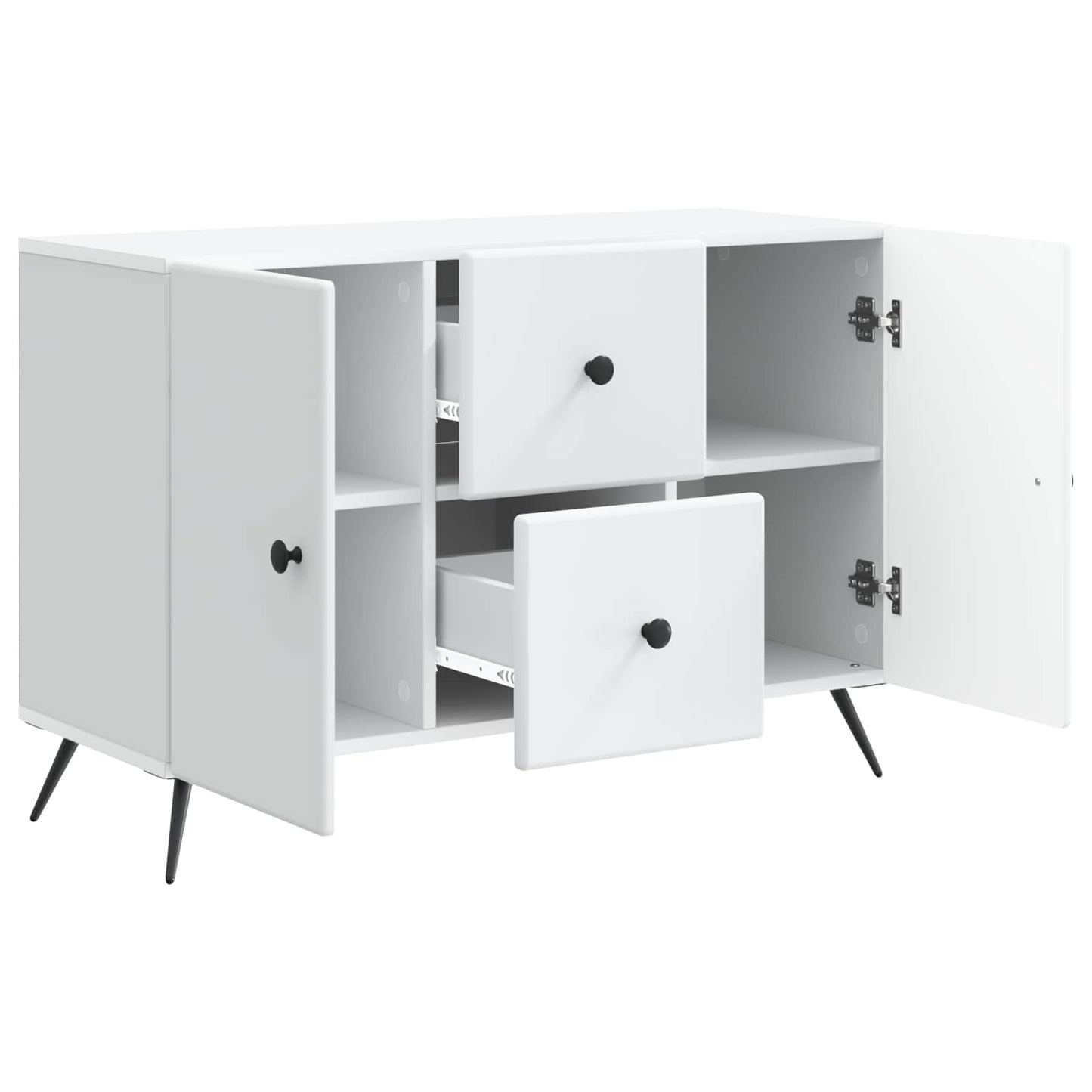 Sideboard with Drawer White 89 x 34.5 x 60 cm Engineered Wood