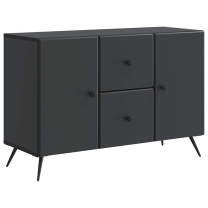 Sideboard with Drawer Black 89 x 34.5 x 60 cm Engineered Wood