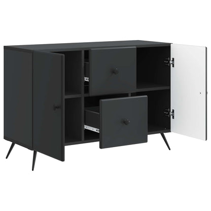 Sideboard with Drawer Black 89 x 34.5 x 60 cm Engineered Wood