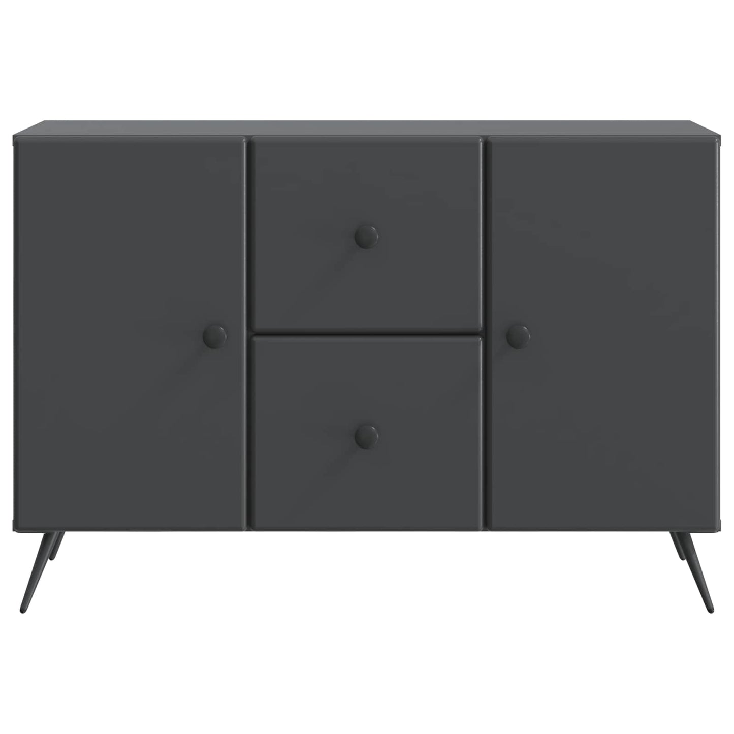 Sideboard with Drawer Black 89 x 34.5 x 60 cm Engineered Wood