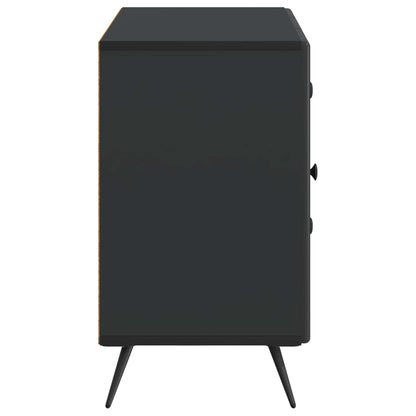 Sideboard with Drawer Black 89 x 34.5 x 60 cm Engineered Wood