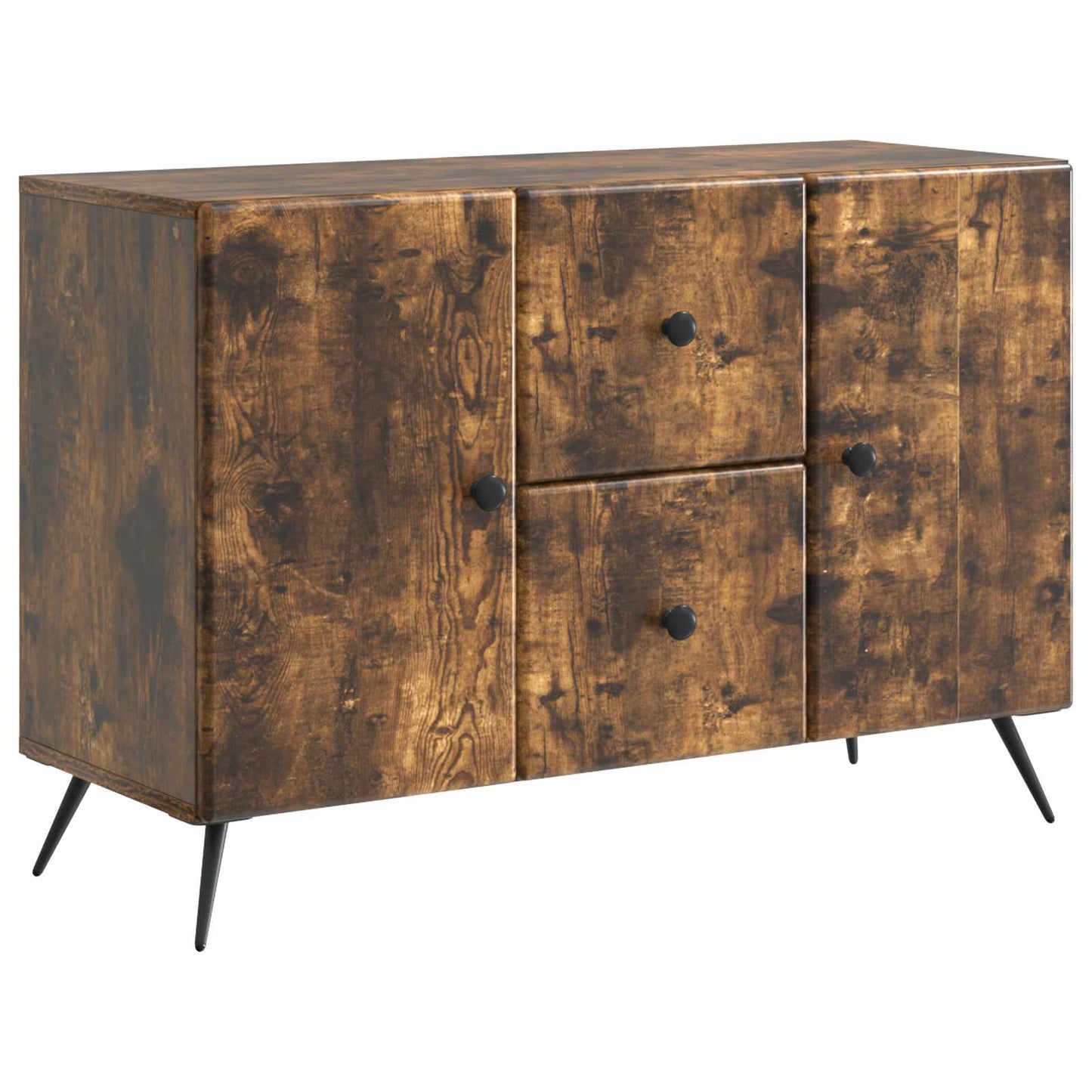 Sideboard Smoked Oak 89 x 34.5 x 60 cm Engineered Wood
