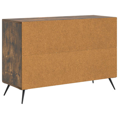 Sideboard Smoked Oak 89 x 34.5 x 60 cm Engineered Wood