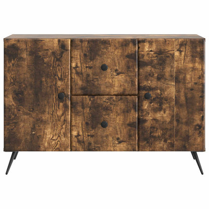 Sideboard Smoked Oak 89 x 34.5 x 60 cm Engineered Wood