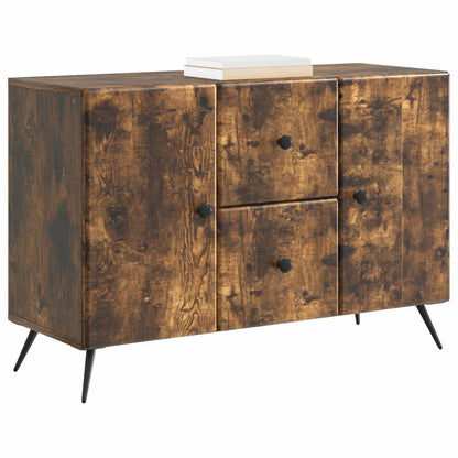 Sideboard Smoked Oak 89 x 34.5 x 60 cm Engineered Wood