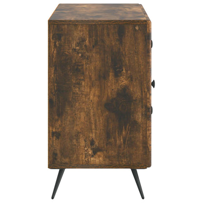 Sideboard Smoked Oak 89 x 34.5 x 60 cm Engineered Wood