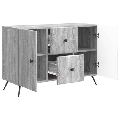 Sideboard Grey Sonoma 89 x 34.5 x 60 cm Engineered Wood