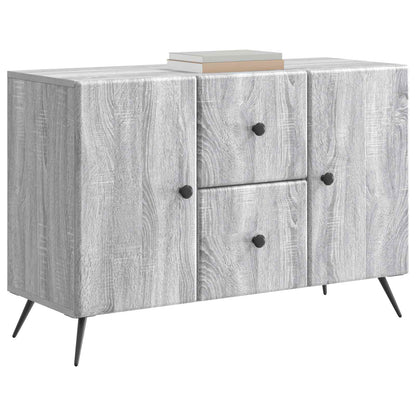 Sideboard Grey Sonoma 89 x 34.5 x 60 cm Engineered Wood