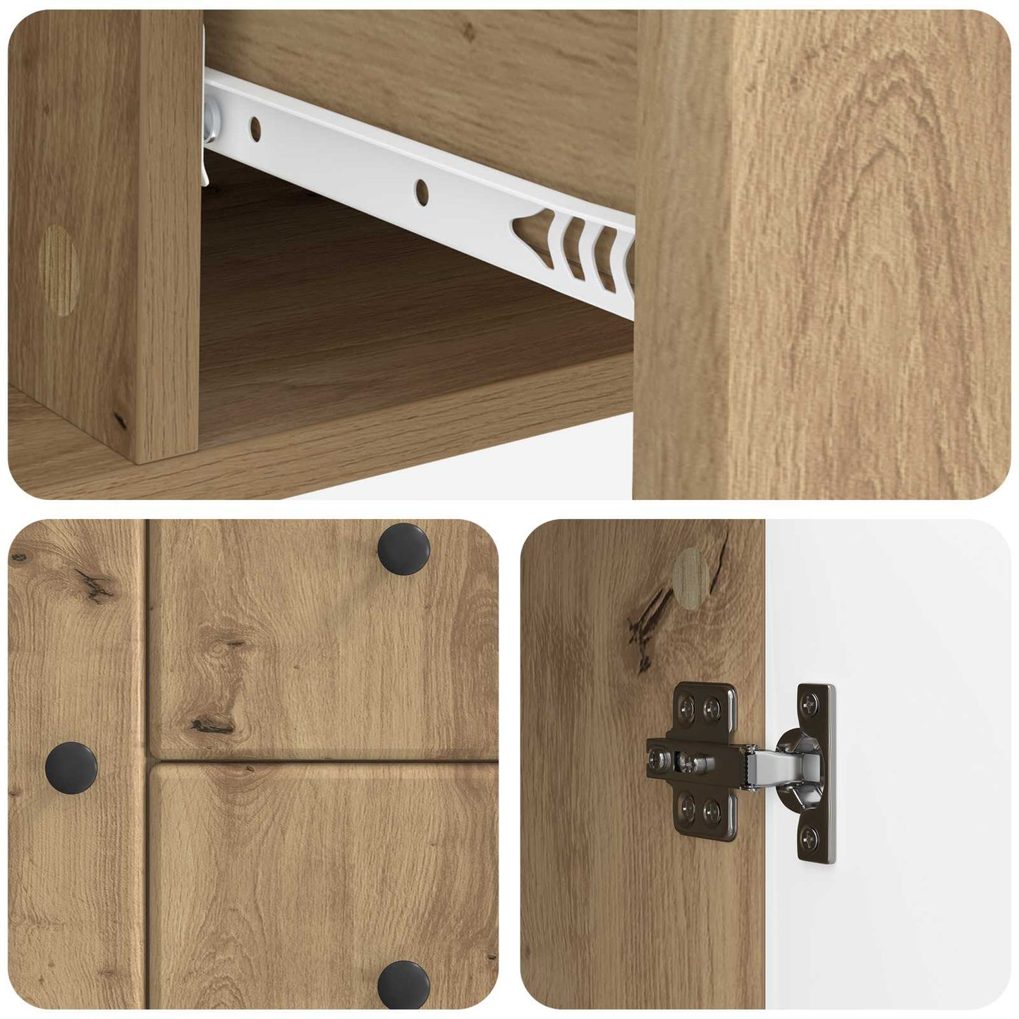 Sideboard Artisan Oak 89 x 34.5 x 60 cm Engineered Wood