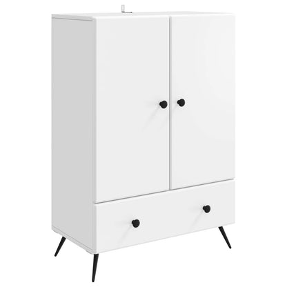 Sideboard with Drawer White 66 x 34.5 x 95 cm Engineered Wood