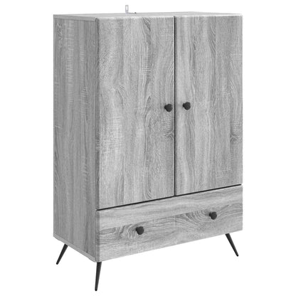 Sideboard Grey Sonoma 66 x 34.5 x 95 cm Engineered Wood