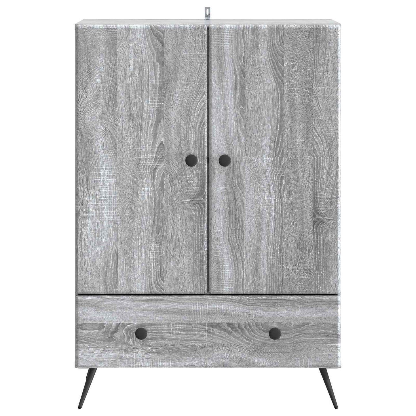 Sideboard Grey Sonoma 66 x 34.5 x 95 cm Engineered Wood