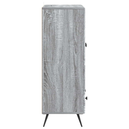 Sideboard Grey Sonoma 66 x 34.5 x 95 cm Engineered Wood