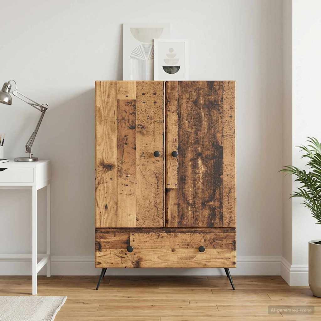 Sideboard Old Wood 66 x 34.5 x 95 cm Engineered Wood