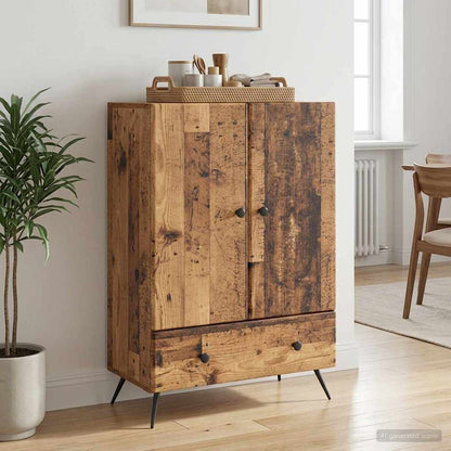 Sideboard Old Wood 66 x 34.5 x 95 cm Engineered Wood