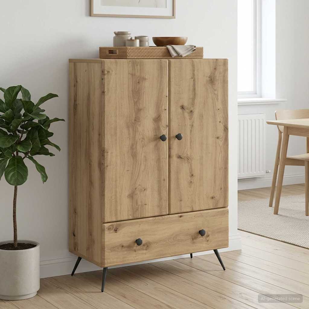 Sideboard Artisan Oak 66 x 34.5 x 95 cm Engineered Wood