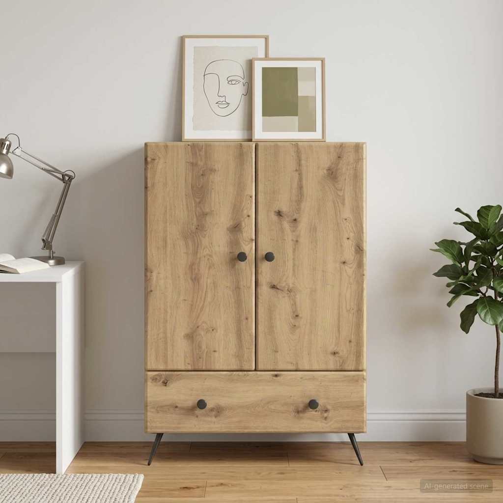 Sideboard Artisan Oak 66 x 34.5 x 95 cm Engineered Wood
