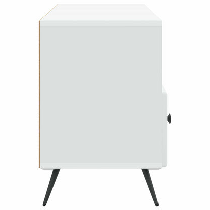 TV Cabinet with Drawer White 102 x 34.5 x 50 cm Engineered Wood