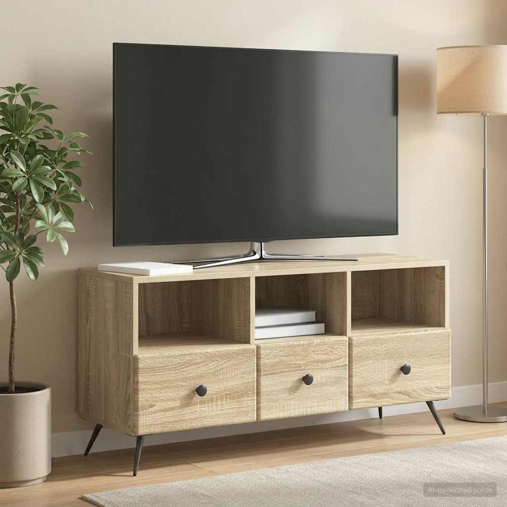 TV Cabinet Sonoma Oak 102 x 34.5 x 50 cm Engineered Wood
