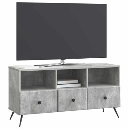 TV Cabinet Concrete Grey 102 x 34.5 x 50 cm Engineered Wood