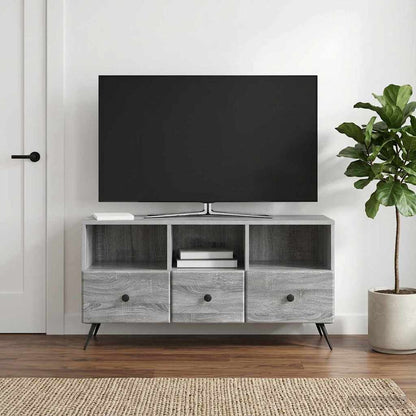 TV Cabinet Grey Sonoma 102 x 34.5 x 50 cm Engineered Wood