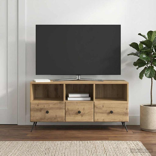 TV Cabinet Artisan Oak 102 x 34.5 x 50 cm Engineered Wood