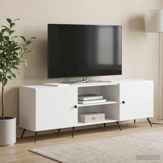 TV Cabinet White 150 x 31 x 50 cm Engineered Wood