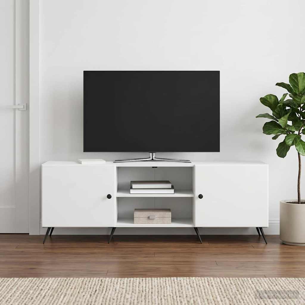 TV Cabinet White 150 x 31 x 50 cm Engineered Wood