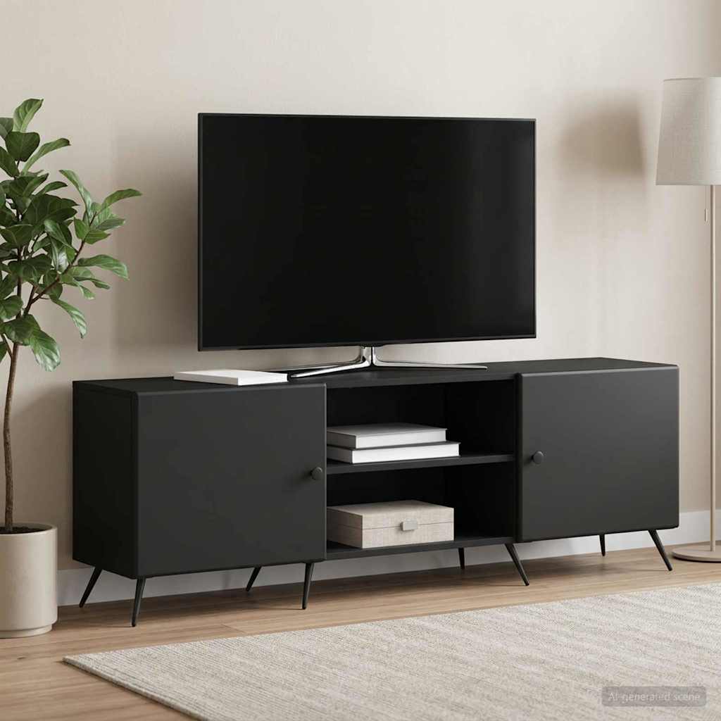 TV Cabinet Black 150 x 31 x 50 cm Engineered Wood