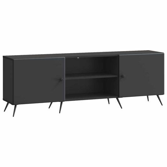 TV Cabinet Black 150 x 31 x 50 cm Engineered Wood