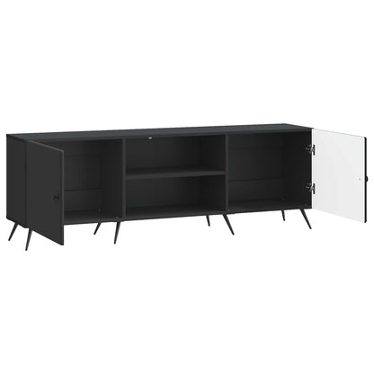 TV Cabinet Black 150 x 31 x 50 cm Engineered Wood