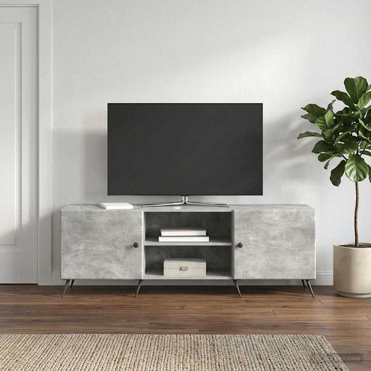 TV Cabinet Concrete Grey 150 x 31 x 50 cm Engineered Wood