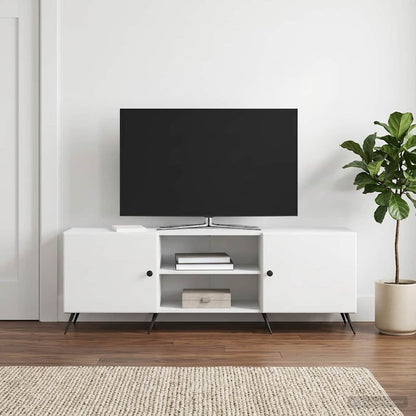 TV Cabinet High Gloss White 150 x 31 x 50 cm Engineered Wood