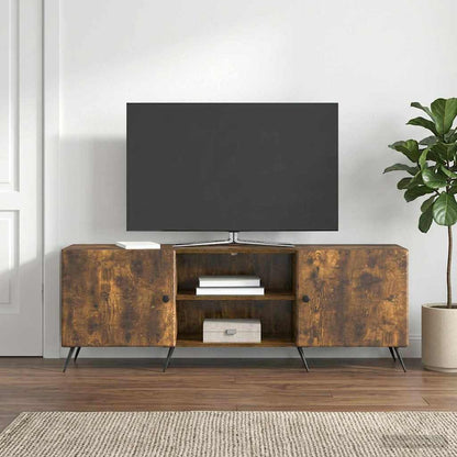 TV Cabinet Smoked Oak 150 x 31 x 50 cm Engineered Wood
