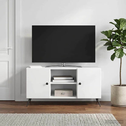 TV Cabinet White 102 x 34.5 x 50 cm Engineered Wood